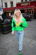 LOUISA JOHNSON Leaves Global Radio Studios in London 03/19/2018