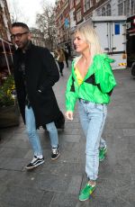 LOUISA JOHNSON Leaves Global Radio Studios in London 03/19/2018