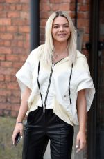 LOUISA JOHNSON Leaves Key 103 Radio in Manchester 03/23/2018