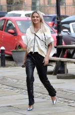 LOUISA JOHNSON Leaves Key 103 Radio in Manchester 03/23/2018