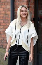 LOUISA JOHNSON Leaves Key 103 Radio in Manchester 03/23/2018
