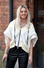 LOUISA JOHNSON Leaves Key 103 Radio in Manchester 03/23/2018