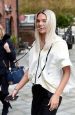 LOUISA JOHNSON Leaves Key 103 Radio in Manchester 03/23/2018