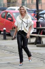 LOUISA JOHNSON Leaves Key 103 Radio in Manchester 03/23/2018