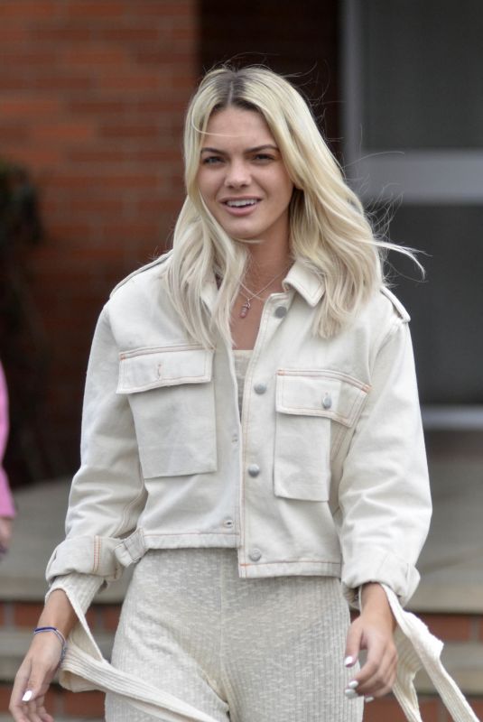 LOUISA JOHNSON Out and About in Leeds 03/22/2018