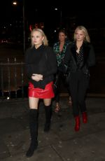 LUCY and LYDIA CONNELL Arrives at Mahiki Nightclub in Kensington 03/30/2018