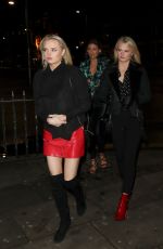 LUCY and LYDIA CONNELL Arrives at Mahiki Nightclub in Kensington 03/30/2018