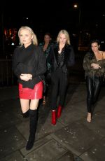 LUCY and LYDIA CONNELL Arrives at Mahiki Nightclub in Kensington 03/30/2018