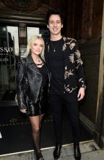 LUCY FALLON Out for Lunch at Rosso Restaurant in Manchester 03/30/2018