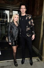 LUCY FALLON Out for Lunch at Rosso Restaurant in Manchester 03/30/2018