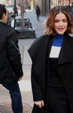 LUCY HALE at AOL Build Series in New York 03/06/2018