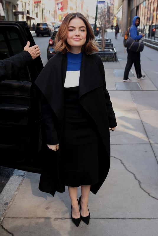 LUCY HALE at AOL Build Series in New York 03/06/2018