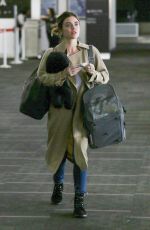 LUCY HALE at Los Angeles International Airport 03/30/2018