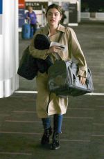 LUCY HALE at Los Angeles International Airport 03/30/2018