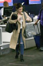 LUCY HALE at Los Angeles International Airport 03/30/2018
