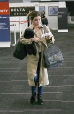 LUCY HALE at Los Angeles International Airport 03/30/2018