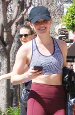 LUCY HALE Heading to a Gym in Los Angeles 03/28/2018