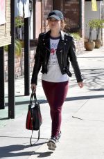 LUCY HALE Heading to a Gym in Los Angeles 03/28/2018