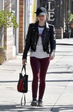 LUCY HALE Heading to a Gym in Los Angeles 03/28/2018