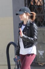 LUCY HALE Heading to a Gym in Los Angeles 03/28/2018