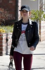 LUCY HALE Heading to a Gym in Los Angeles 03/28/2018