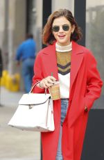 LUCY HALE Out in New York 03/08/2018
