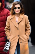 LUCY HALE Out Shopping on 5th Avenue in New York 03/05/2018