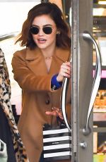 LUCY HALE Out Shopping on 5th Avenue in New York 03/05/2018