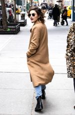 LUCY HALE Out Shopping on 5th Avenue in New York 03/05/2018