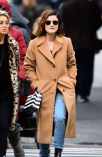 LUCY HALE Out Shopping on 5th Avenue in New York 03/05/2018