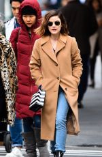 LUCY HALE Out Shopping on 5th Avenue in New York 03/05/2018