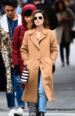 LUCY HALE Out Shopping on 5th Avenue in New York 03/05/2018