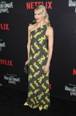 LUCY PUNCH at A Series of Unfortunate Events Premiere in New York 03/29/2018