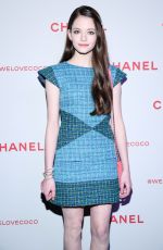 MACKENZIE FOY at Chanel Pre-Oscars Event in Los Angeles 02/28/2018