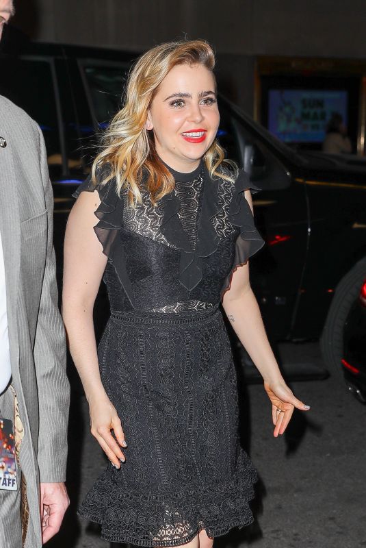 MAE WHITMAN at Late Night with Seth Meyers in New York 02/28/2018