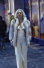 MAGGIE GYLLENHAAL on the Set of The Deuce, Season 2 in New York 03/16/2018