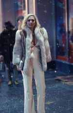 MAGGIE GYLLENHAAL on the Set of The Deuce, Season 2 in New York 03/16/2018
