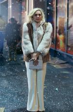 MAGGIE GYLLENHAAL on the Set of The Deuce, Season 2 in New York 03/16/2018