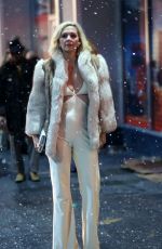 MAGGIE GYLLENHAAL on the Set of The Deuce, Season 2 in New York 03/16/2018
