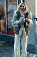 MAGGIE GYLLENHAAL on the Set of The Deuce, Season 2 in New York 03/16/2018