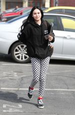 MAGGIE LINDEMANN Arrives at a Studio in Los Angeles 03/17/2018