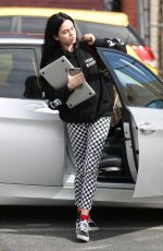 MAGGIE LINDEMANN Arrives at a Studio in Los Angeles 03/17/2018