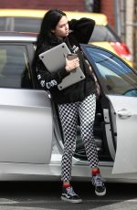 MAGGIE LINDEMANN Arrives at a Studio in Los Angeles 03/17/2018