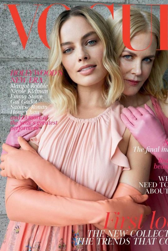 MARGOT ROBBIE and NICOLE KIDMAN in Vogue Magazine, February 2018