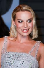 MARGOT ROBBIE at 2018 Vanity Fair Oscar Party in Beverly Hills 03/04/2018