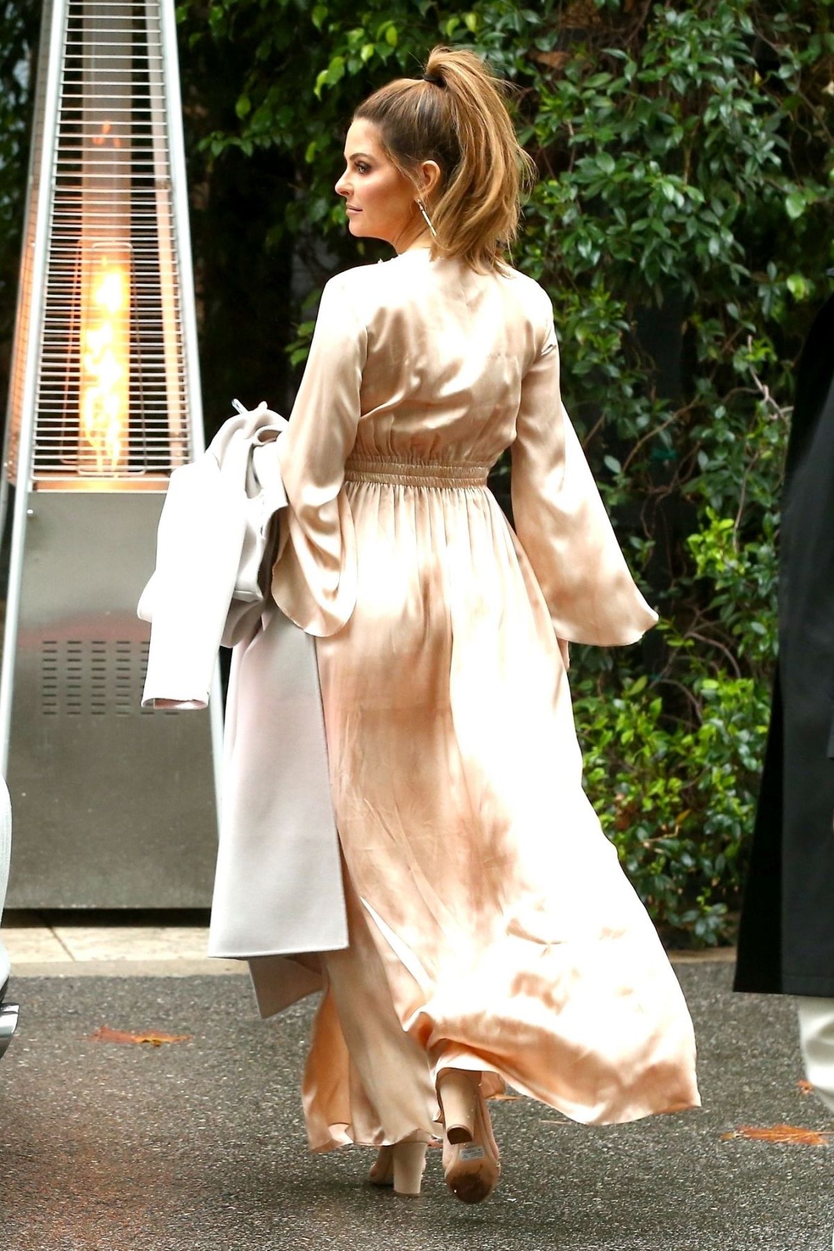 MARIA MENOUNOS Arrives at Khloe Kardashian’s Baby Shower in Los Angeles ...