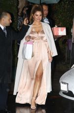 MARIA MENOUNOS Arrives at Khloe Kardashian