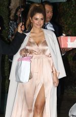 MARIA MENOUNOS Arrives at Khloe Kardashian