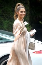 MARIA MENOUNOS Arrives at Khloe Kardashian