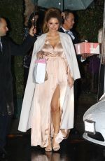 MARIA MENOUNOS Arrives at Khloe Kardashian